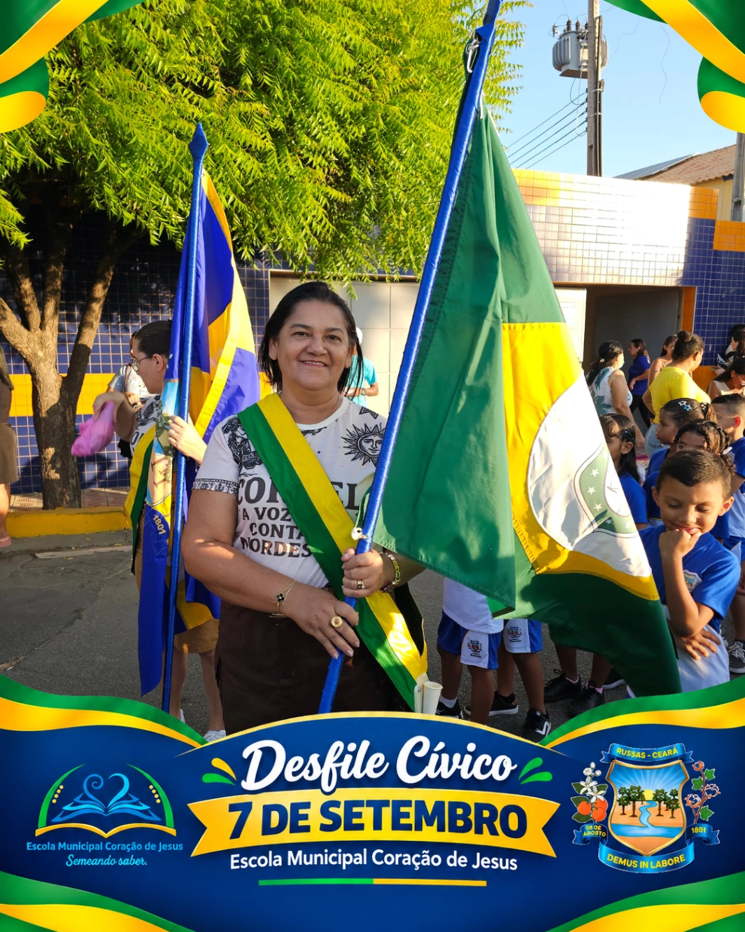 Escola Coração de Jesus celebra a cultura nordestina e russana em Desfile Cívico — foto 3