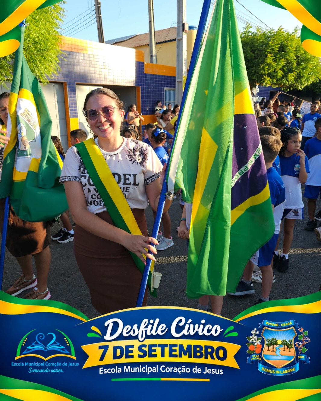 Escola Coração de Jesus celebra a cultura nordestina e russana em Desfile Cívico — foto 2