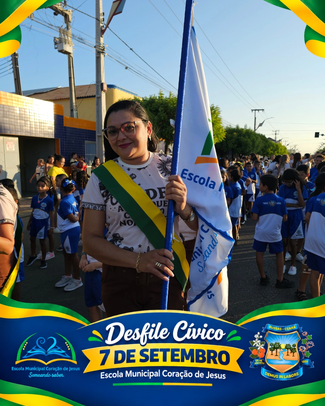 Escola Coração de Jesus celebra a cultura nordestina e russana em Desfile Cívico — foto 1